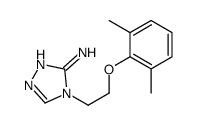 4-[2-[(2,6-Dimethylphenyl)oxy]ethyl]-4H-1,2,4-triazol-3-amine结构式