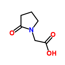 (2-Oxopyrrolidin-1-yl)acetic structure