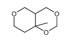 4H,5H-Pyrano[4,3-d]-1,3-dioxin, tetrahydro-8a-methyl-结构式