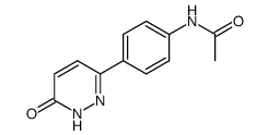 6-<4-(Acetylamino)phenyl>-3(2H)-pyridazinone Structure
