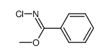 N-chloro-benzimidic acid methyl ester结构式