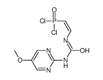 1-[(E)-2-dichlorophosphorylethenyl]-3-(5-methoxypyrimidin-2-yl)urea Structure