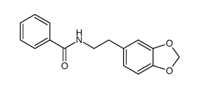 N-(2-benzo[1,3]dioxol-5-yl-ethyl)-benzamide Structure