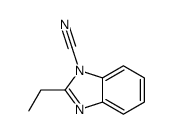 1H-Benzimidazole-1-carbonitrile,2-ethyl-(9CI) picture