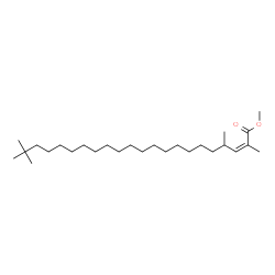 2-Docosenoic acid, 2,4,21,21-tetramethyl-, methyl ester, (Z)- Structure