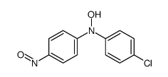 N-(4-chloro-phenyl)-N-(4-nitroso-phenyl)-hydroxylamine Structure