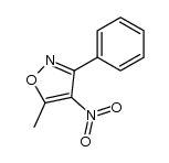 5-methyl-3-phenyl-4-nitroisoxazole Structure