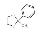 2-methyl-2-phenyl-1,3-dithiolane结构式