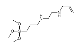 N'-prop-2-enyl-N-(3-trimethoxysilylpropyl)ethane-1,2-diamine结构式