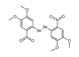 BIS(4,5-DIMETHOXY-2-NITROPHENYL)DISELENIDE Structure