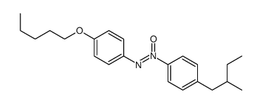 [4-(2-methylbutyl)phenyl]-oxido-(4-pentoxyphenyl)iminoazanium Structure