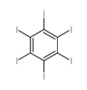 Benzene,1,2,3,4,5,6-hexaiodo- Structure