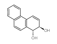 trans-1,2-dihydroxy-1,2-dihydrophenanthrene结构式