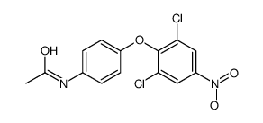 N-[4-(2,6-dichloro-4-nitrophenoxy)phenyl]acetamide Structure