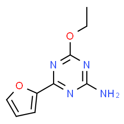 1,3,5-Triazin-2-amine,4-ethoxy-6-(2-furanyl)-(9CI) picture