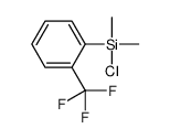 chloro-dimethyl-[2-(trifluoromethyl)phenyl]silane Structure