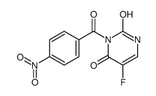 5-fluoro-3-(4-nitrobenzoyl)-1H-pyrimidine-2,4-dione结构式