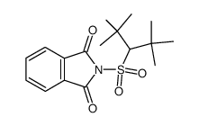 N-(2,2,4,4-tetramethyl-pentane-3-sulfonyl)-phthalimide结构式