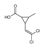 2-(2,2-dichloroethenyl)-3-methylcyclopropane-1-carboxylic acid Structure