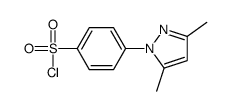 4-(3,5-DIMETHYL-1H-PYRAZOL-1-YL)BENZENESULFONYL CHLORIDE structure
