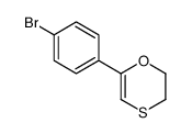 6-(4-bromophenyl)-2,3-dihydro-1,4-oxathiine结构式