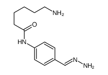 6-amino-N-(4-methanehydrazonoylphenyl)hexanamide Structure