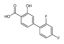 4-(2,4-difluorophenyl)-2-hydroxybenzoic acid结构式