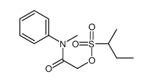 [2-(N-methylanilino)-2-oxoethyl] butane-2-sulfonate结构式