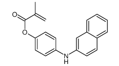 [4-(naphthalen-2-ylamino)phenyl] 2-methylprop-2-enoate Structure
