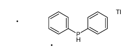 dimethylthallium,diphenylphosphane结构式