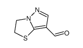 Pyrazolo[5,1-b]thiazole-7-carboxaldehyde, 2,3-dihydro- (9CI) structure