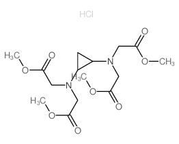 methyl 2-[[2-(bis(methoxycarbonylmethyl)amino)cyclopropyl]-(methoxycarbonylmethyl)amino]acetate structure