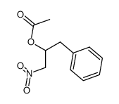1-nitro-2-acetoxy-3-phenylpropane Structure