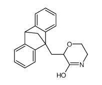 3-Morpholinone,2-(9,10-methanoanthracen-9(10H)-ylmethyl)结构式
