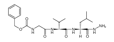Z-Gly-Val-Leu-NHNH2 Structure