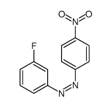 (3-fluorophenyl)-(4-nitrophenyl)diazene Structure