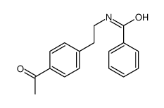 N-[2-(4-acetylphenyl)ethyl]benzamide结构式