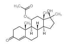 Androst-4-en-3-one,11-(acetyloxy)-17-hydroxy-17-methyl-, (11a,17b)- (9CI) picture