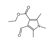 ethyl 4-formyl-1,2,5-trimethylpyrrole-3-carboxylate Structure