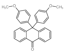 10,10-bis(4-methoxyphenyl)anthracen-9-one structure