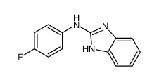 N-(4-fluorophenyl)-1H-benzimidazol-2-amine Structure