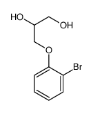 3-(2-bromophenoxy)propane-1,2-diol结构式