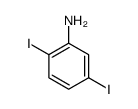 2,5-diiodoaniline structure