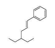 4-ethylhex-1-enylbenzene Structure