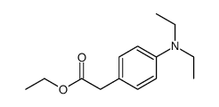 ethyl 2-[4-(diethylamino)phenyl]acetate Structure