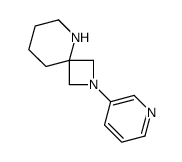 2-pyridin-3-yl-2,5-diazaspiro[3.5]nonane结构式