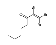 1,1,2-tribromooct-1-en-3-one Structure