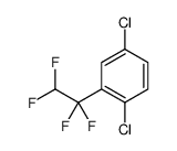 1,4-dichloro-2-(1,1,2,2-tetrafluoroethyl)benzene Structure