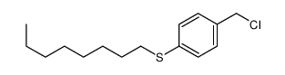 1-(chloromethyl)-4-octylsulfanylbenzene Structure