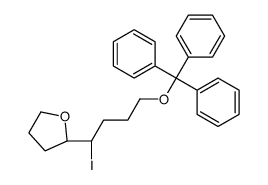 (2R)-2-[(1R)-1-iodo-4-trityloxybutyl]oxolane Structure